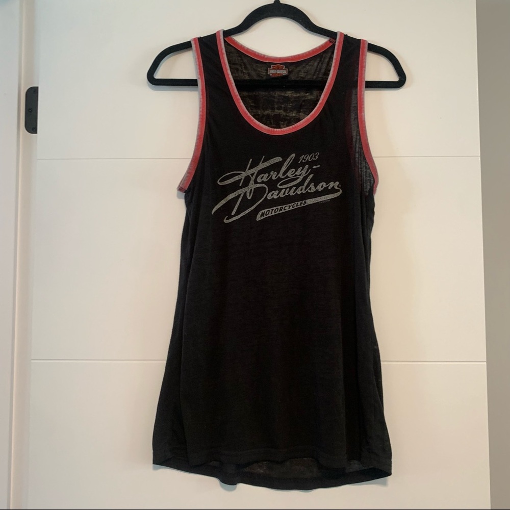 Harley-Davidson | See Through Graphic Tank Top